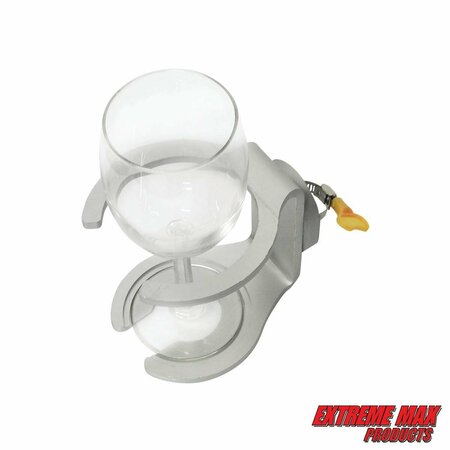 Extreme Max Extreme Max 3005.4155 Universal  Rail-Mount Drink Holder 3005.4155